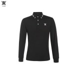 ANEW 어뉴골프 6종 남성 넥로고 긴팔 카라 티셔츠